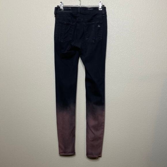 Rag & Bone Rusted Ombre Skinny Legging Jeans 25 - Picture 3 of 8
